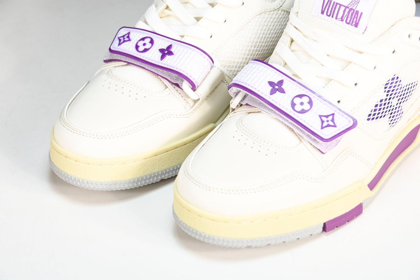 Louis Vuittоп Trainer Low Velcro Strap 'Violet Mesh'