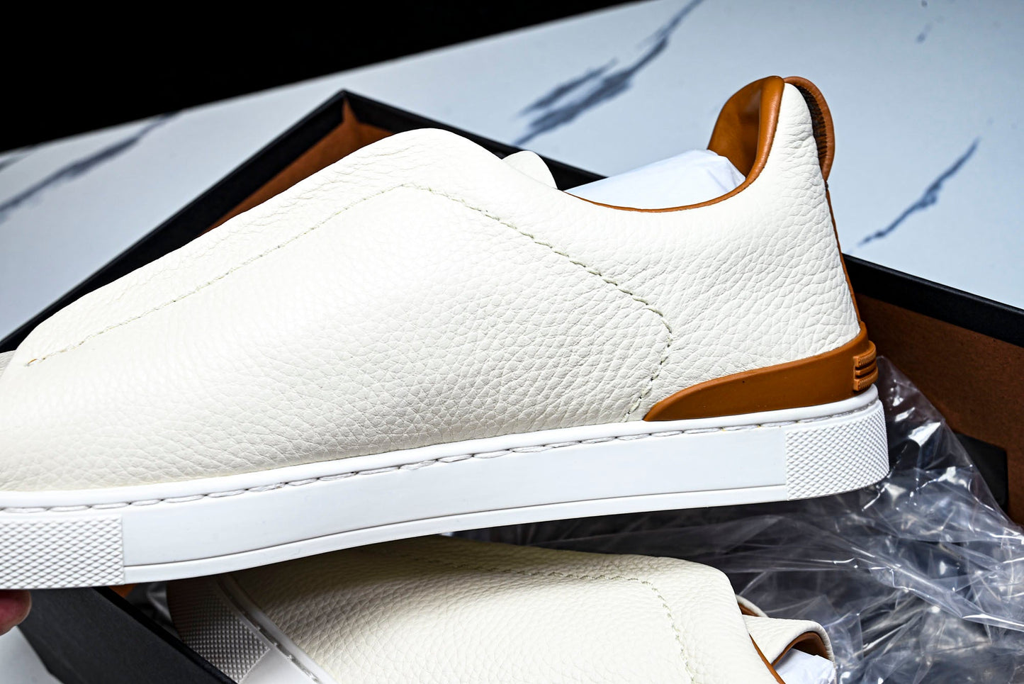 ZEGNA Triple Stitch 'Off White'