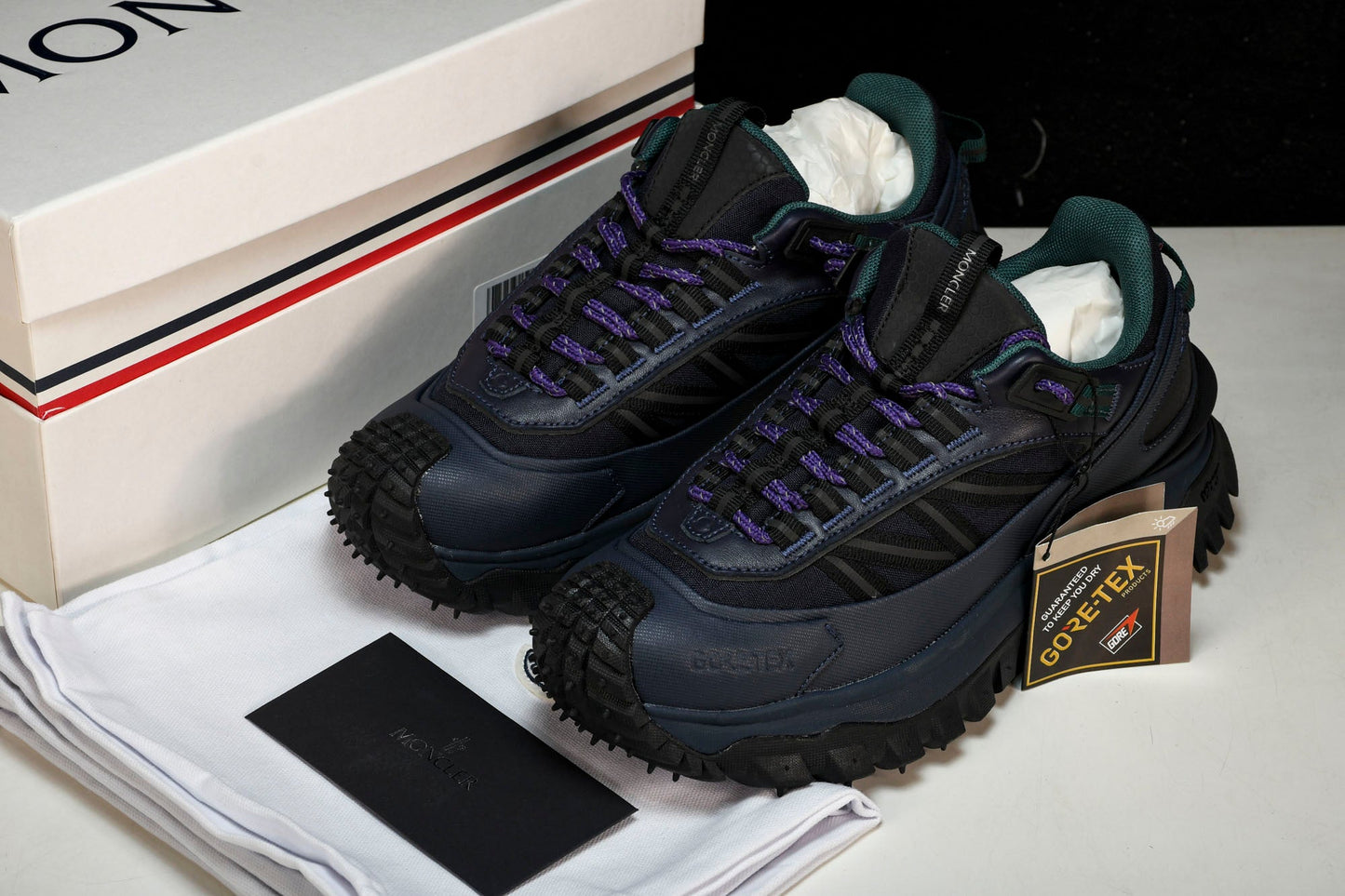 Moncler Trailgrip GTX 'Blue Purple Black'