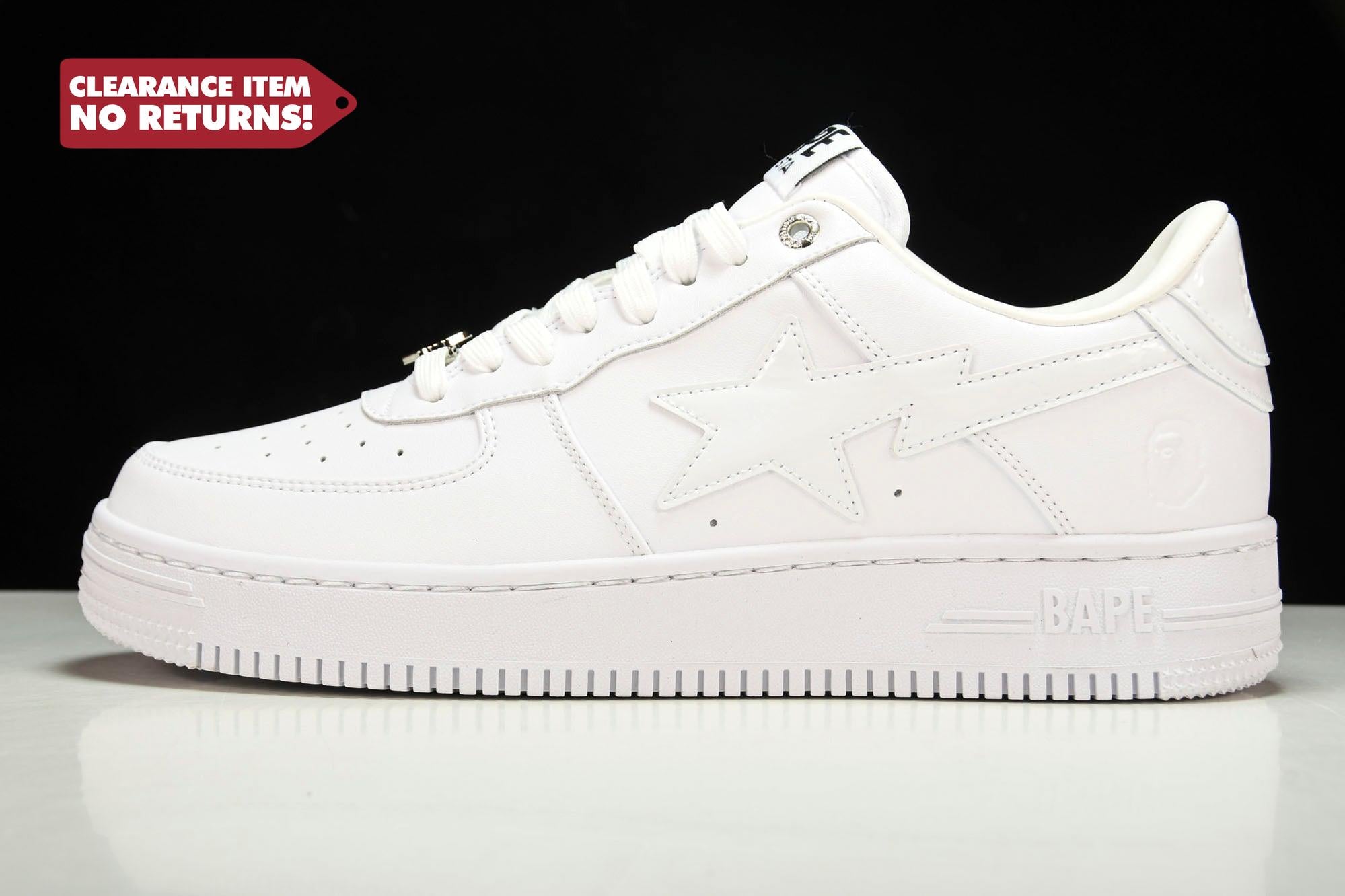 A Bathing Ape Bape Sta 'White' - UK 6.5 / US 7.5 / EU 40.5