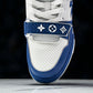 Louis Vuittоп Trainer Low Velcro Strap 'Perforated Blue'