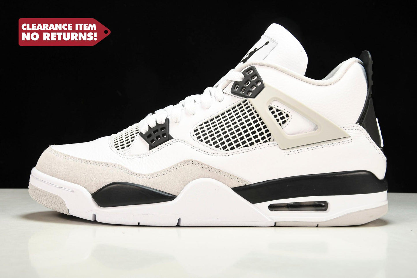 AJ4 Retro 'Military Black' - UK W 3 (M 3.5) / US W 5.5 (M 4) / EU 36