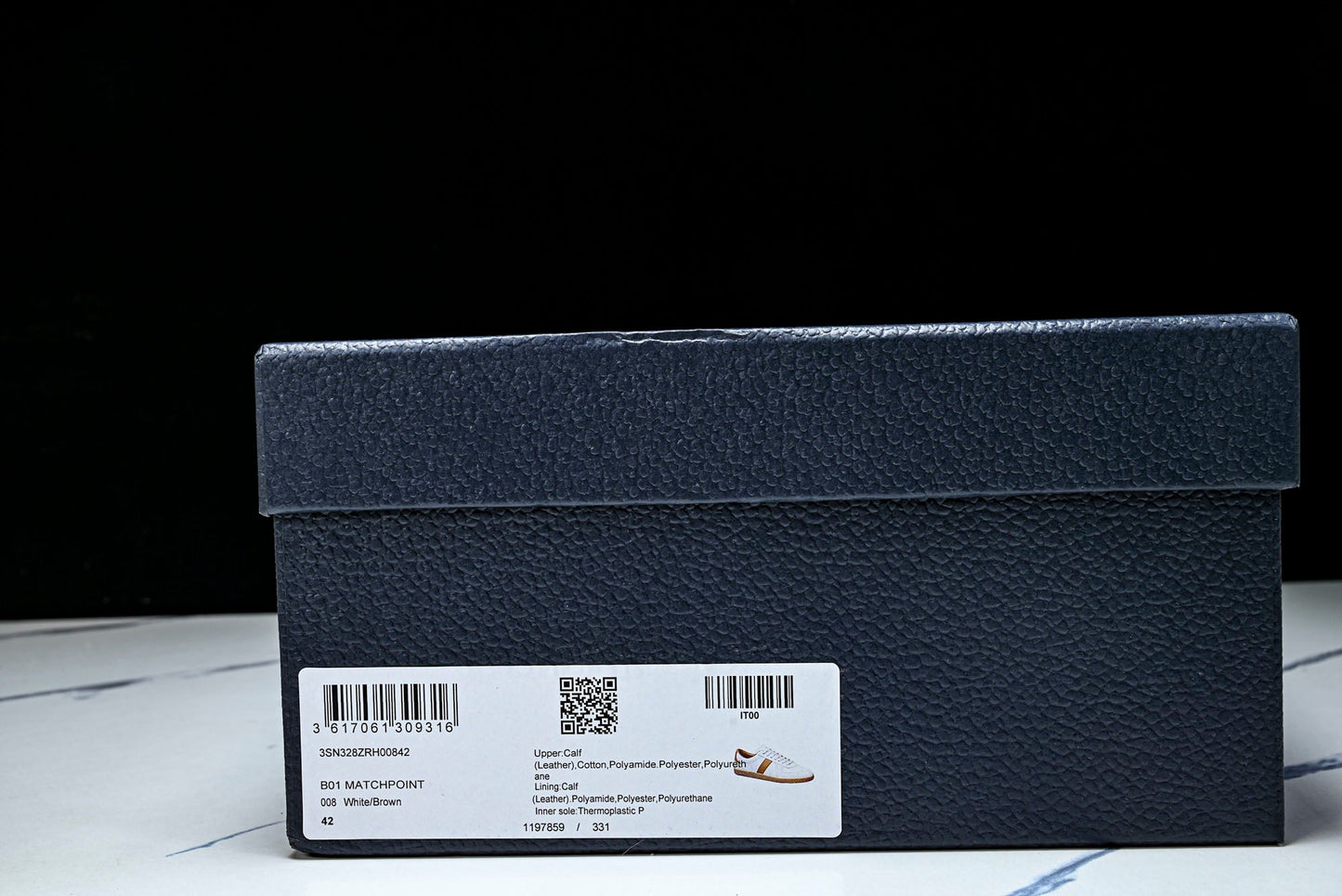 D1or B01 Matchpoint Sneaker 'Cognac White'