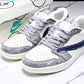 Travis Scott AJ1 Low x Fragment 'Grey Navy' (Custom)