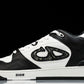 D1or B57 Mid-Top "Black White'