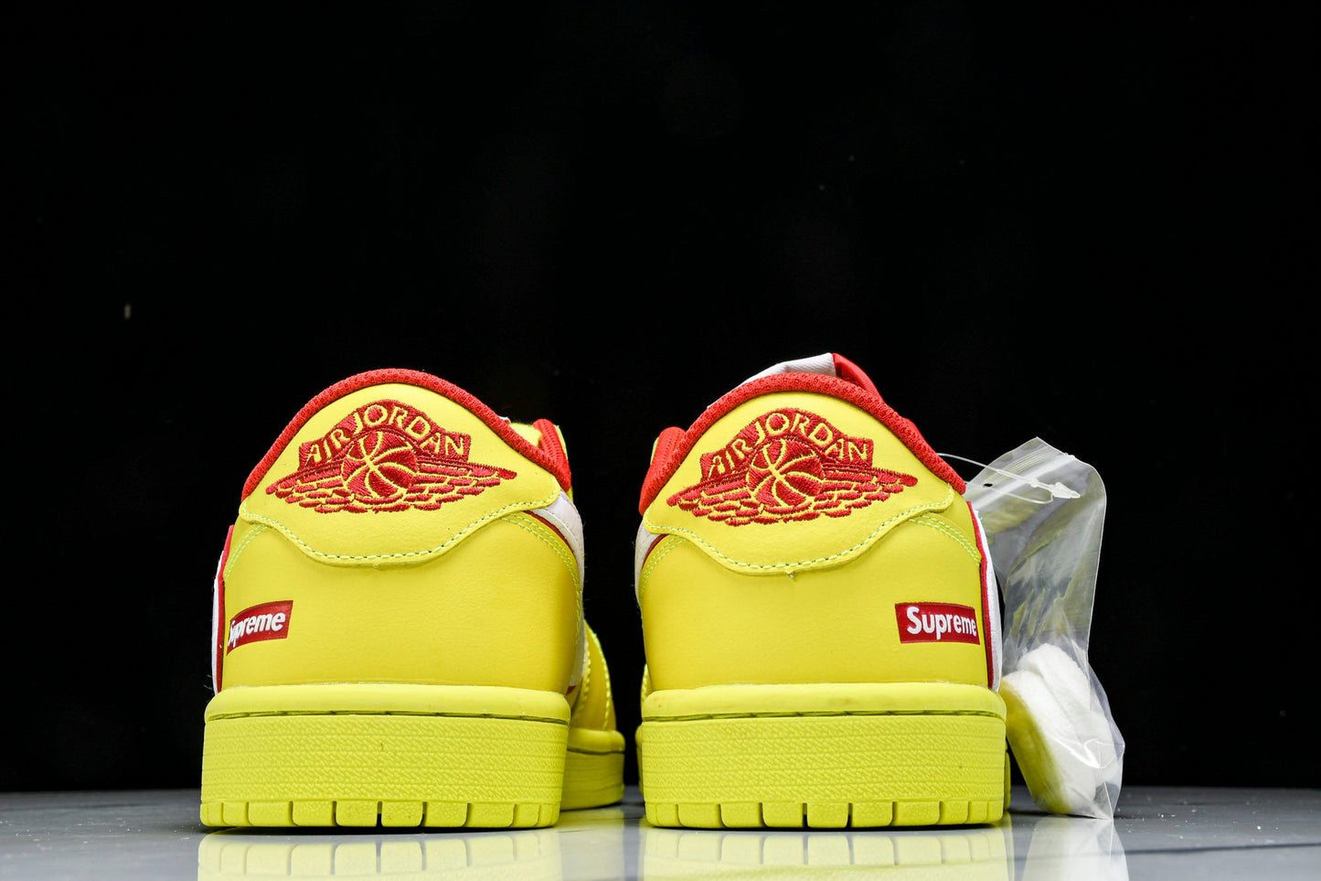 Travis Scott AJ1 Low x Supreme 'Yellow White' (Custom)