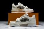 Louis Vuittоп Trainer Low Velcro Strap 'Brown White'