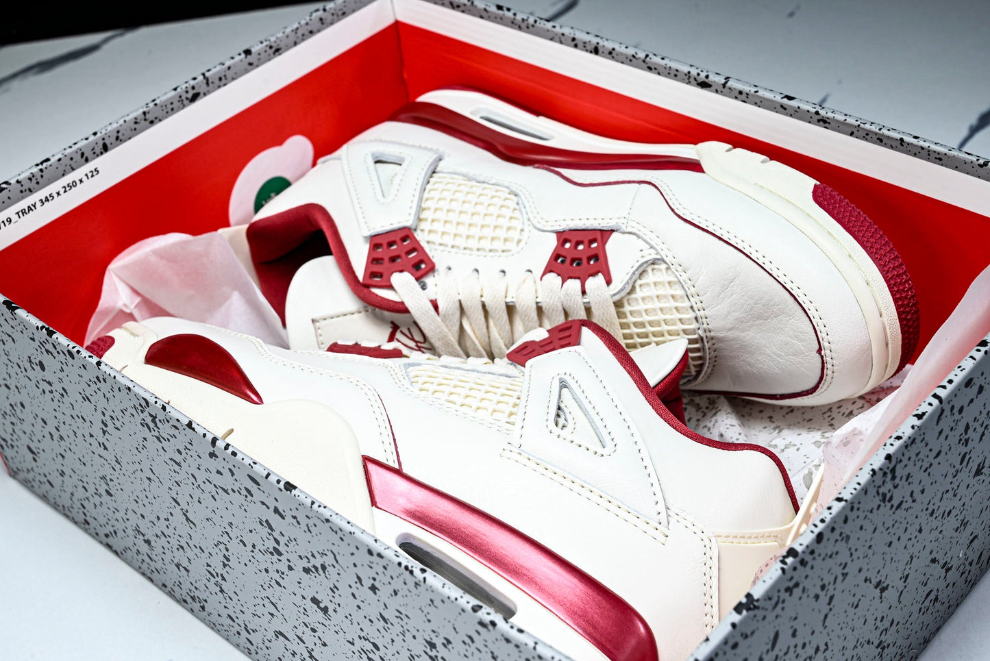 AJ4 Retro Valentine's Day 'Sierra Red'
