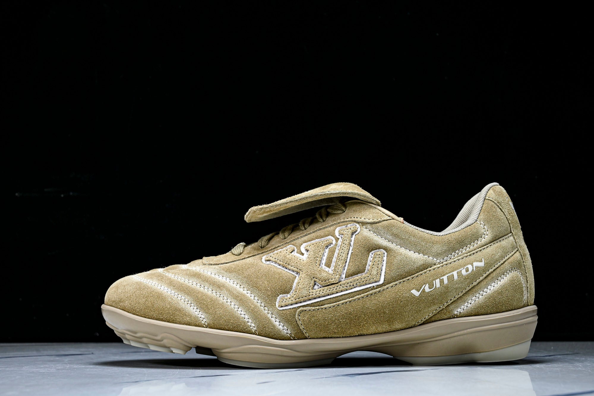 Louis Vuittоп Footprint Football Sneaker 'Beige Suede'