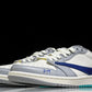 Travis Scott AJ1 Low x BAPE 'Blue Grey White' (Custom)