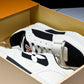 Louis Vuittоп Trainer Low Velcro Strap 'Black White'