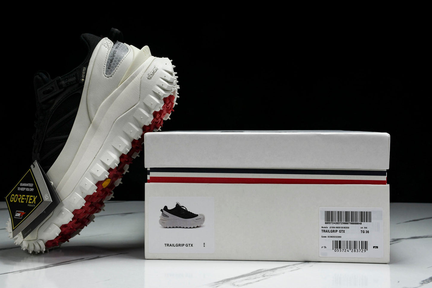 Moncler Trailgrip GTX 'White Black'