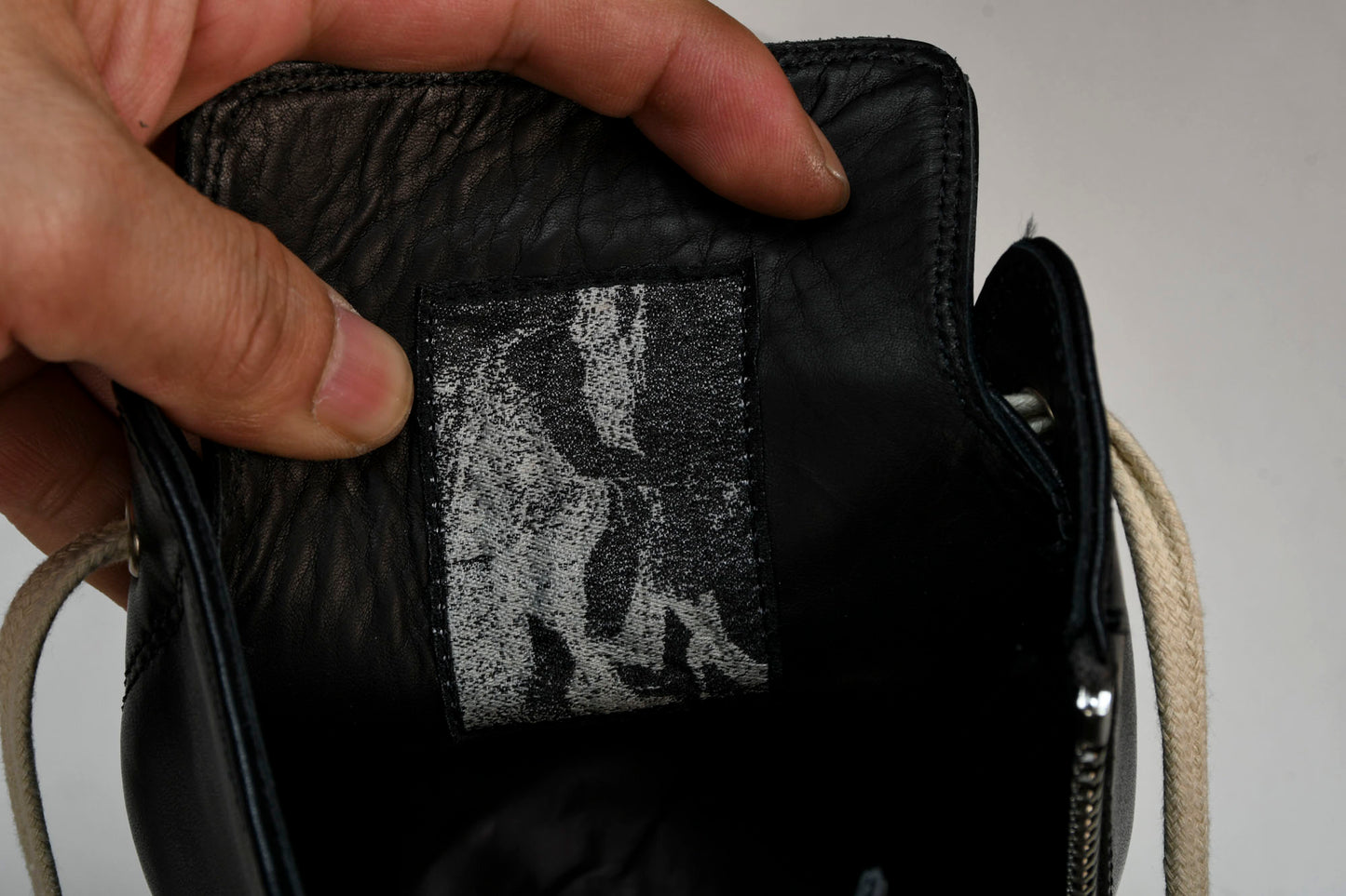 Rick Owens Ramones High EDFU 'Black Milk'