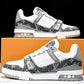 Louis Vuittоп Trainer Low 'Monogram Denim Grey White'