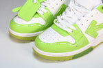 Off-White Out Of Office OOO Low Top 'Sartorial Stitching - Green White'