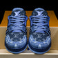 Louis Vuittоп Trainer Low 'Blue Denim Monogram Textile'
