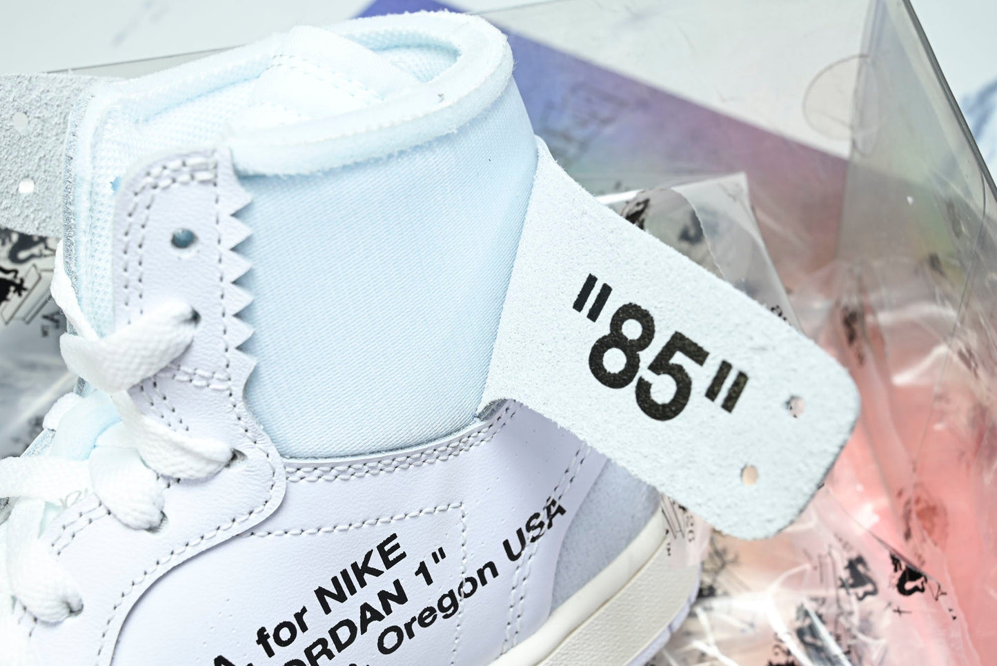 Off-White x Virgil Abloh Archive AJ1 Retro High 'Alaska'