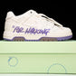 Off-White Out Of Office OOO Low Top "For Walking" - White Lilac