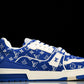 Louis Vuittоп Trainer Low 'Blue Monogram Textile'