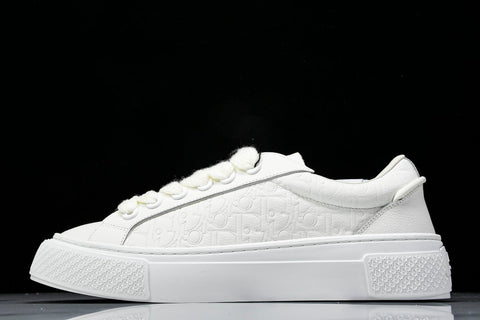 D1or B33 Gravity Leather 'Oblique Triple White'