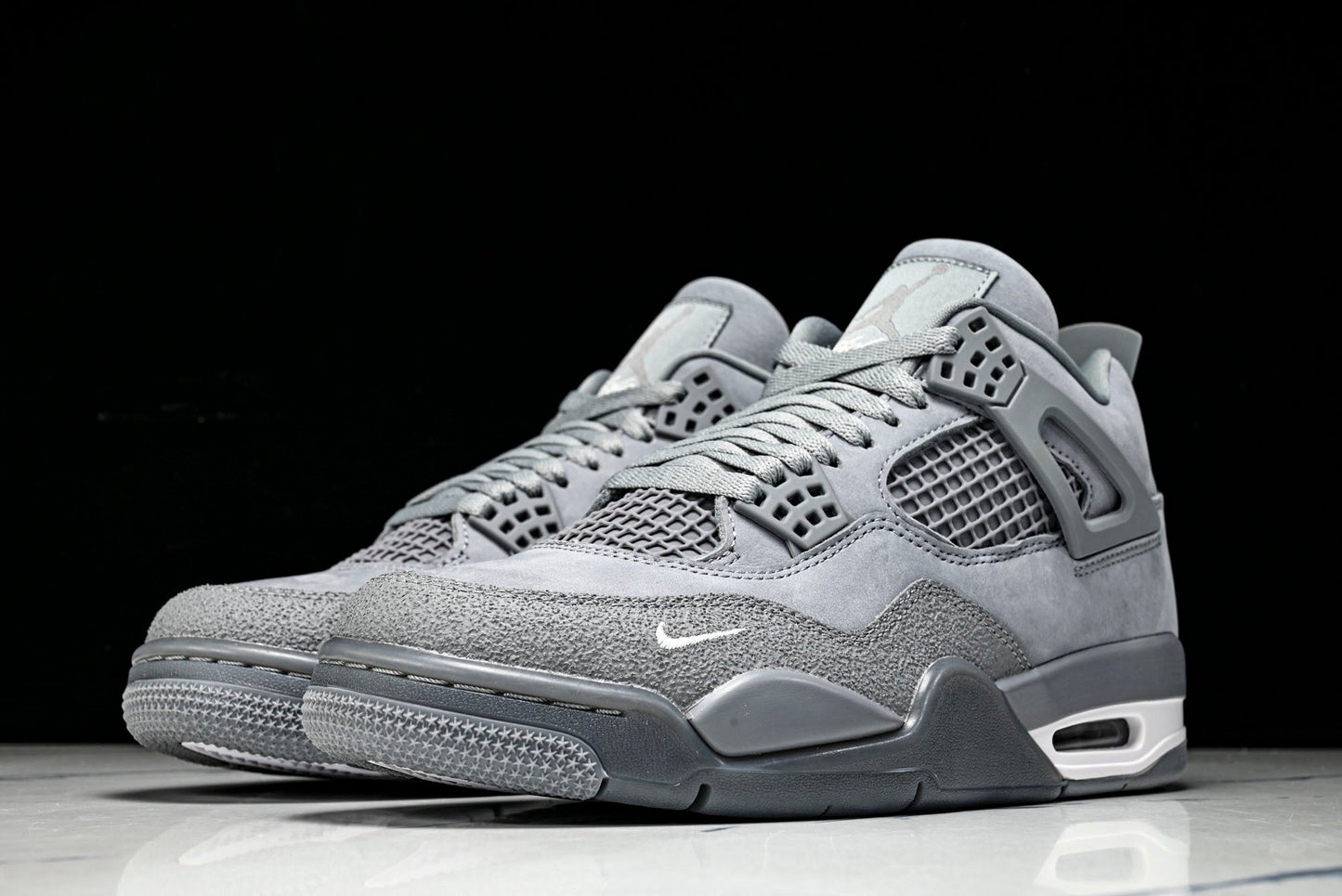 Nigel Sylvester x AJ4 Retro OG Brick by Brick 'Grey' (Unreleased)