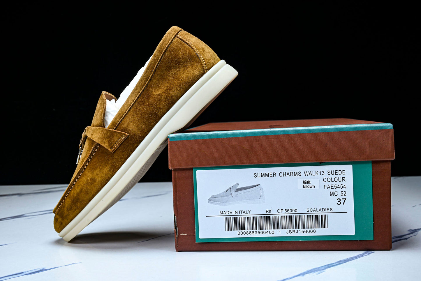 Loro Piana Summer Charms Walk Loafer 'Cocoa Brown'