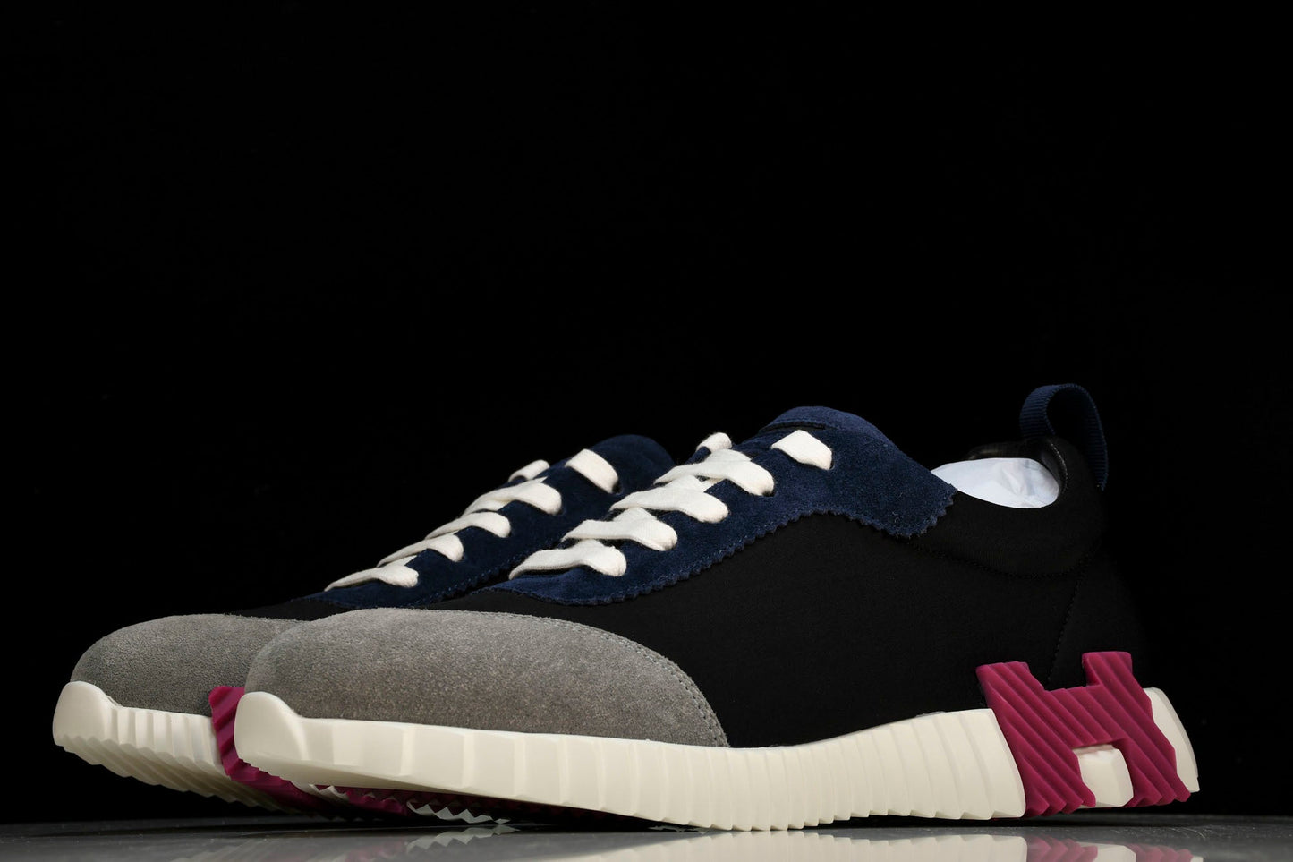 Нermès Bouncing Sneaker 'Noir Bordeaux'