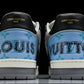 Louis Vuittоп Trainer Low Velcro Strap 'Blue Black'