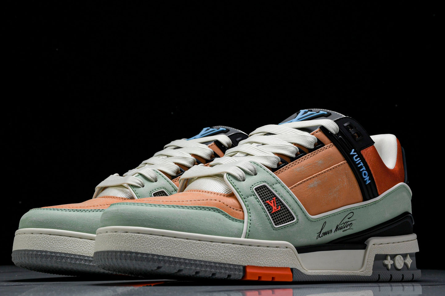 Louis Vuittоп Trainer Low 'Orange Multi'