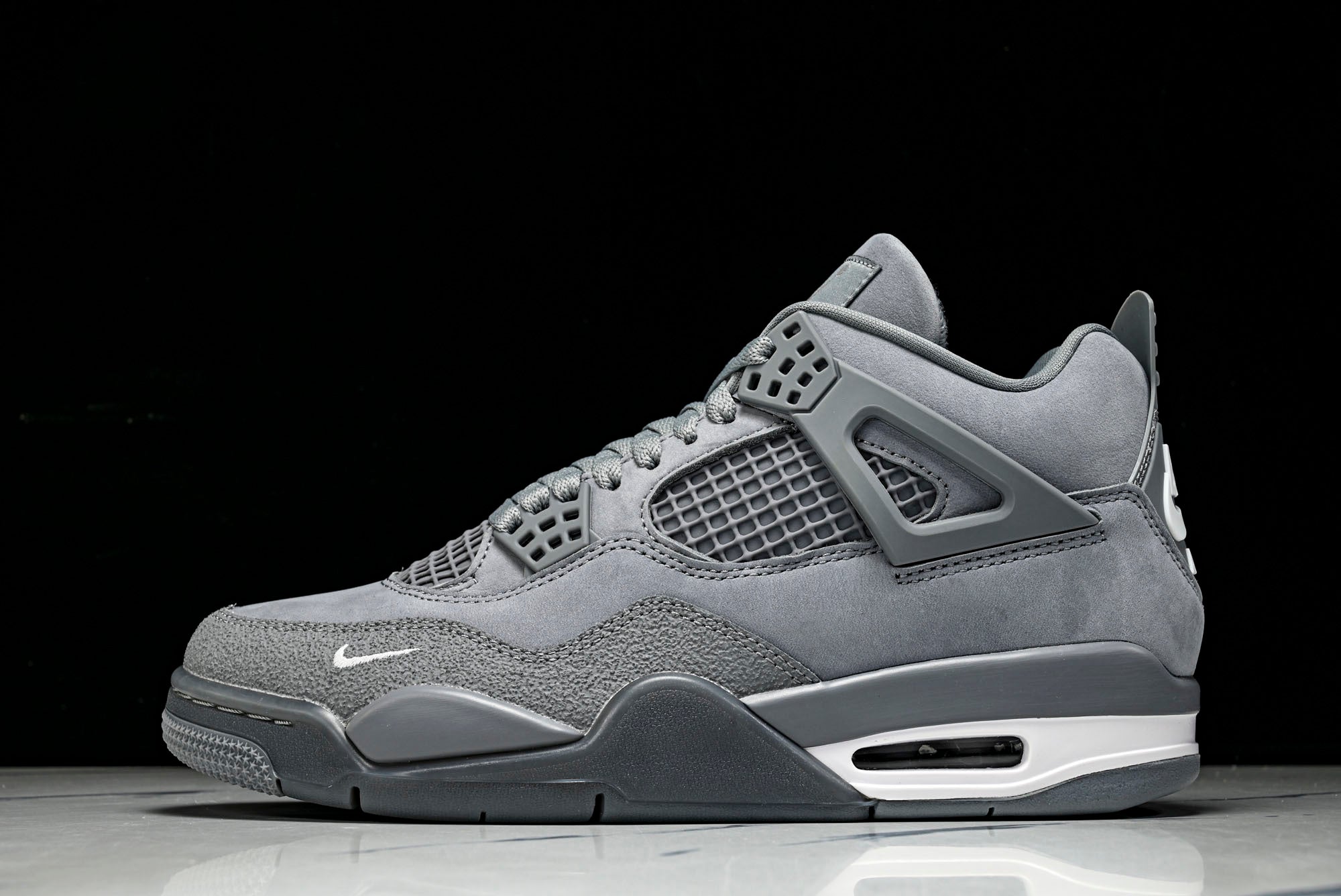 Nigel Sylvester x AJ4 Retro OG Brick by Brick 'Grey' (Unreleased)