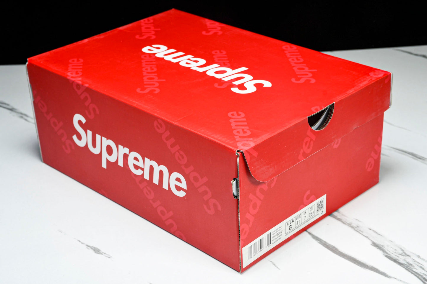 Travis Scott AJ1 Low x Supreme 'White Grey 3.0' (Custom)