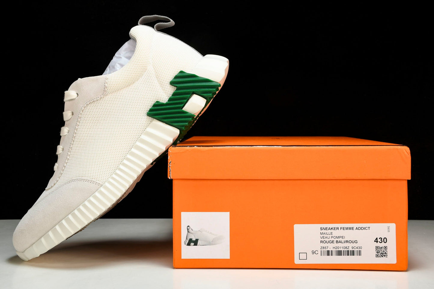 Hermès Bouncing Sneaker 'Blanc Vert'