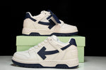 Off-White Out Of Office OOO Low Top 'White Navy Blue'