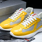 Prada America's Cup Sneaker 'Yellow Silver'