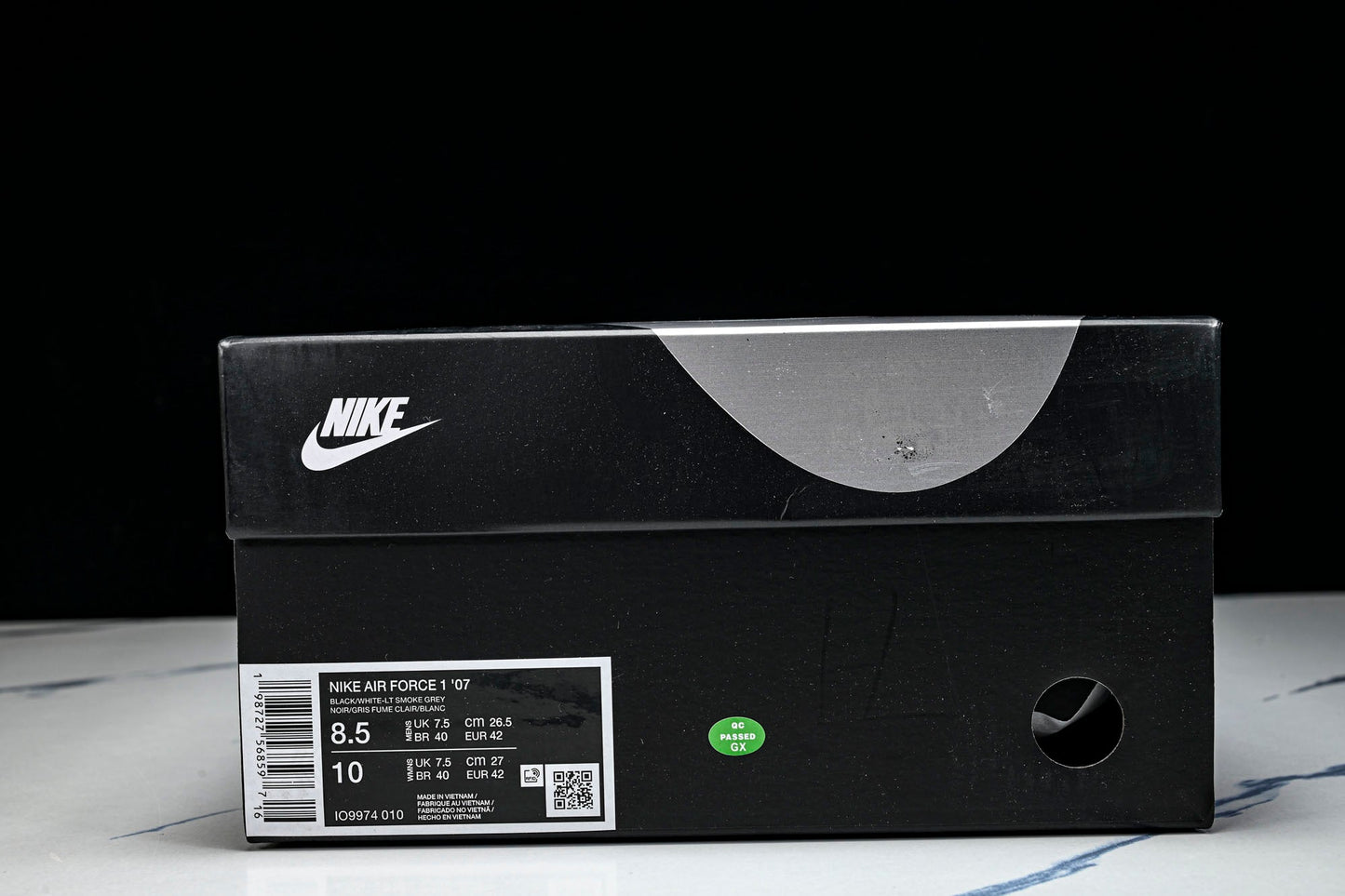 Central Cee Syna x AF1 Low 'Black White Smoke Grey'