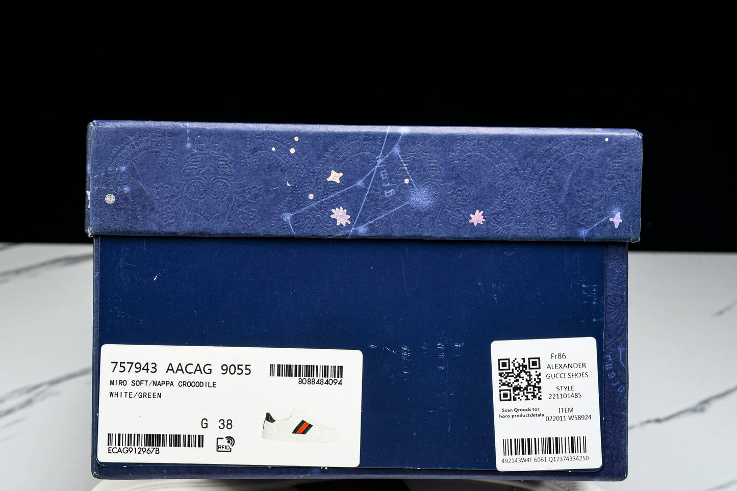 Guссi Ace Web 'White' - (W) UK 4 / (W) US 7 / EU 37