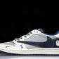 Travis Scott AJ1 Low x BAPE 'Grey Navy' (Custom)