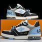 Louis Vuittоп Trainer Low Velcro Strap 'Blue Black'