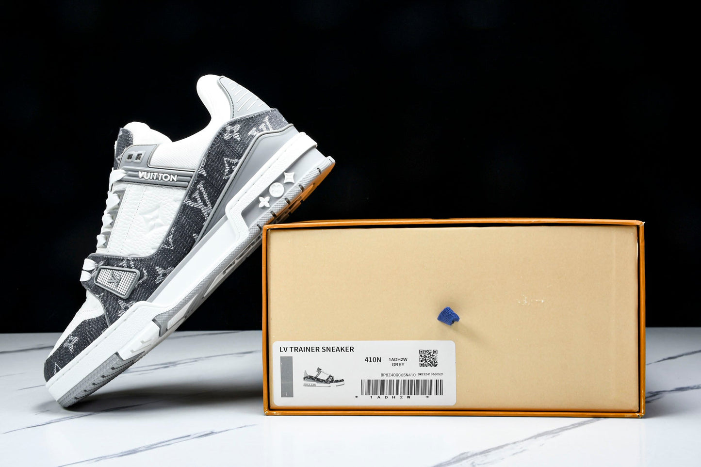 Louis Vuittоп Trainer Low 'Monogram Denim Grey White' - UK 9 / US 10 / EU 43