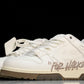 Off-White Out Of Office OOO Low Top "For Walking" - White Sand