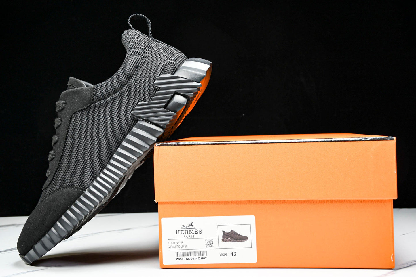 Hermès Bouncing Sneaker 'Triple Black'