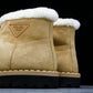 Prada Suede Booties 'Beige'