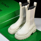 Вottega Veneta Tire Chelsea Boots 'Sea Salt'