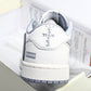Travis Scott AJ1 Low x Supreme 'White Grey 2.0' (Custom)