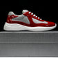 Prada America's Cup Sneaker 'Red Silver'