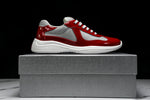 Prada America's Cup Sneaker 'Red Silver'