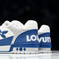 Louis Vuittоп Trainer Low Velcro Strap 'Perforated Blue'