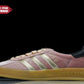 Guссi x Gazelle 'Pink Velvet' - UK 7.5 / US 8 / EU 41