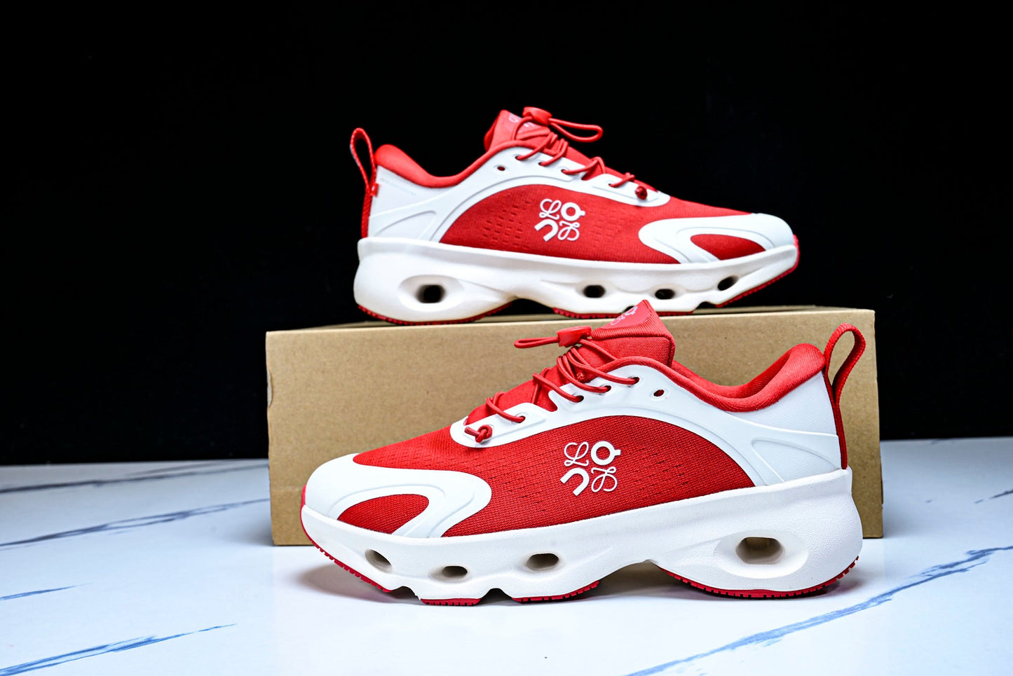 LOEWE × ON Cloudsolo 'Red White'