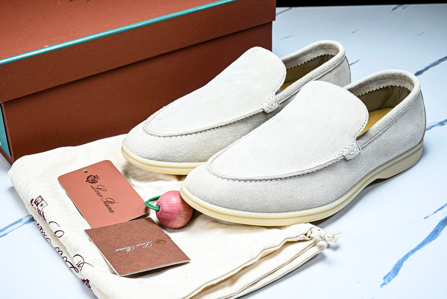 Loro Piana Summer Walk Loafer 'Pearl White'